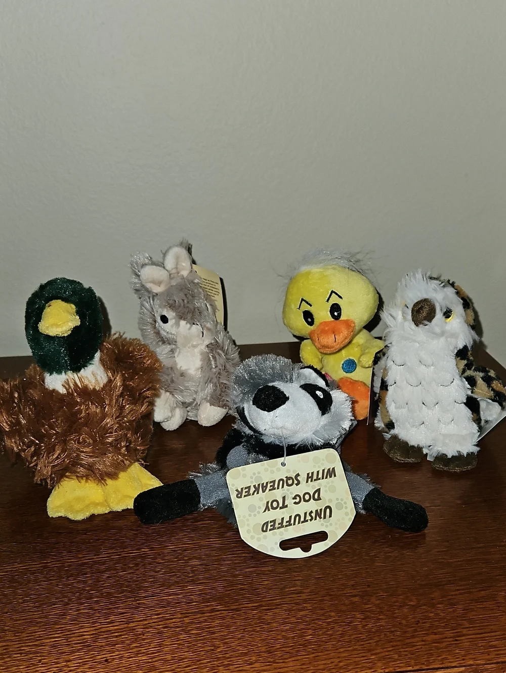 Fur Baby Toys - 5 Plush Toy Set for Small Pets NWT Cat Dog Kitten Pup Bundle
